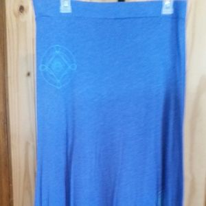 Blue Soul flower maxi skirt size L